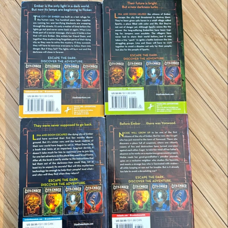The City of Ember  Complete Series of four books