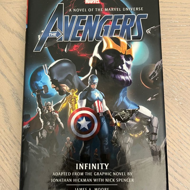 Avengers Infinity book Marvel novel superheroes by , Hardcover | Pangobooks