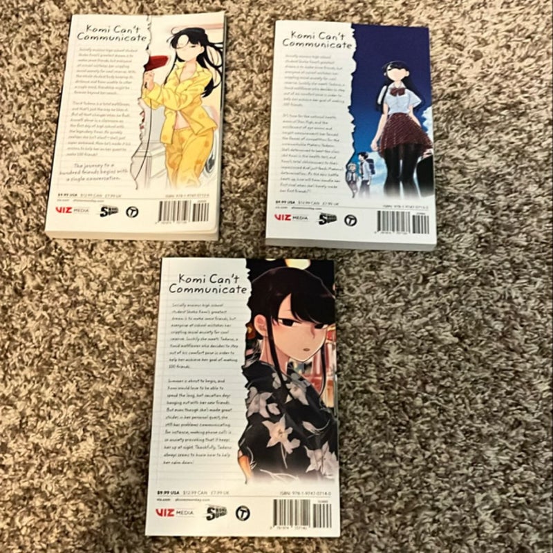 Komi can’t communicate first 3 volumes 