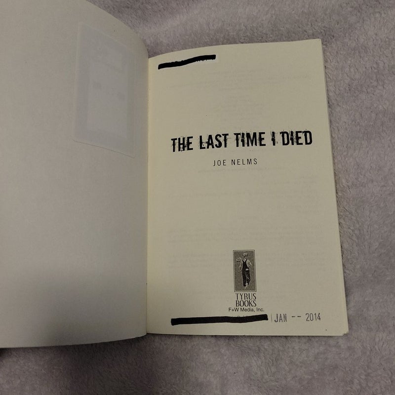 The Last Time I Died