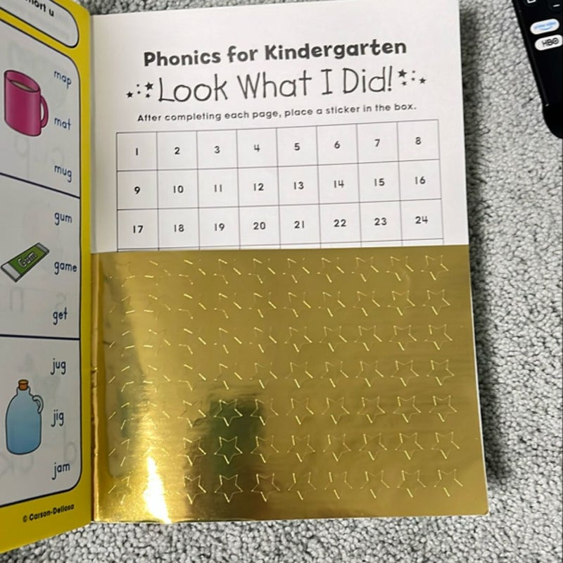 Phonics for Kindergarten, Grade K