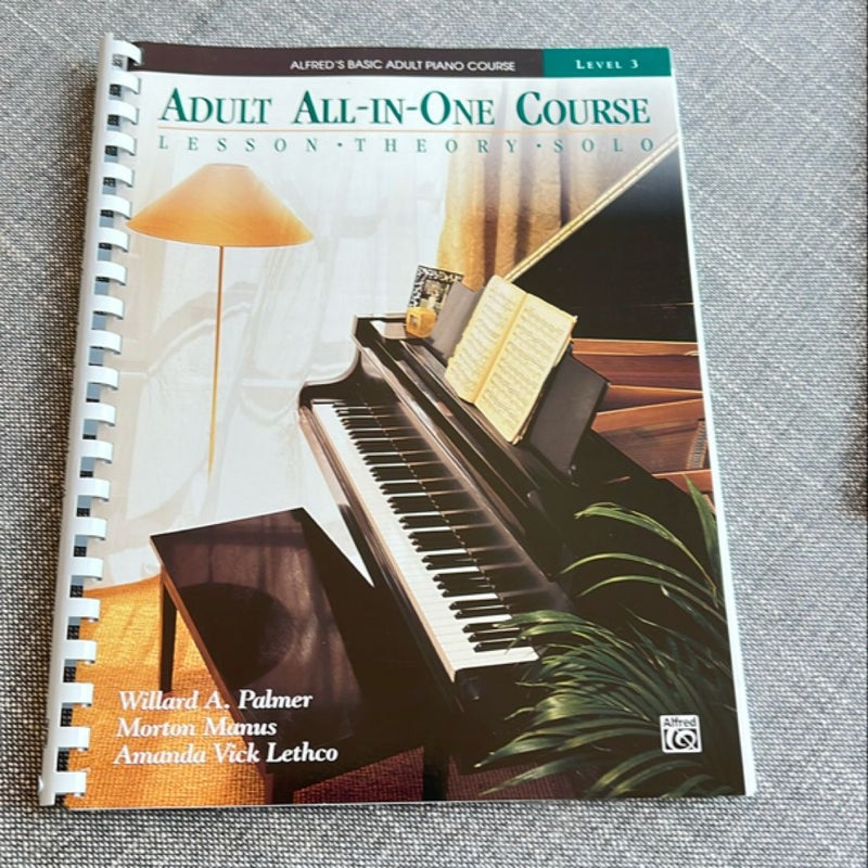 Alfred's Basic Adult All-In-One Course, Bk 3