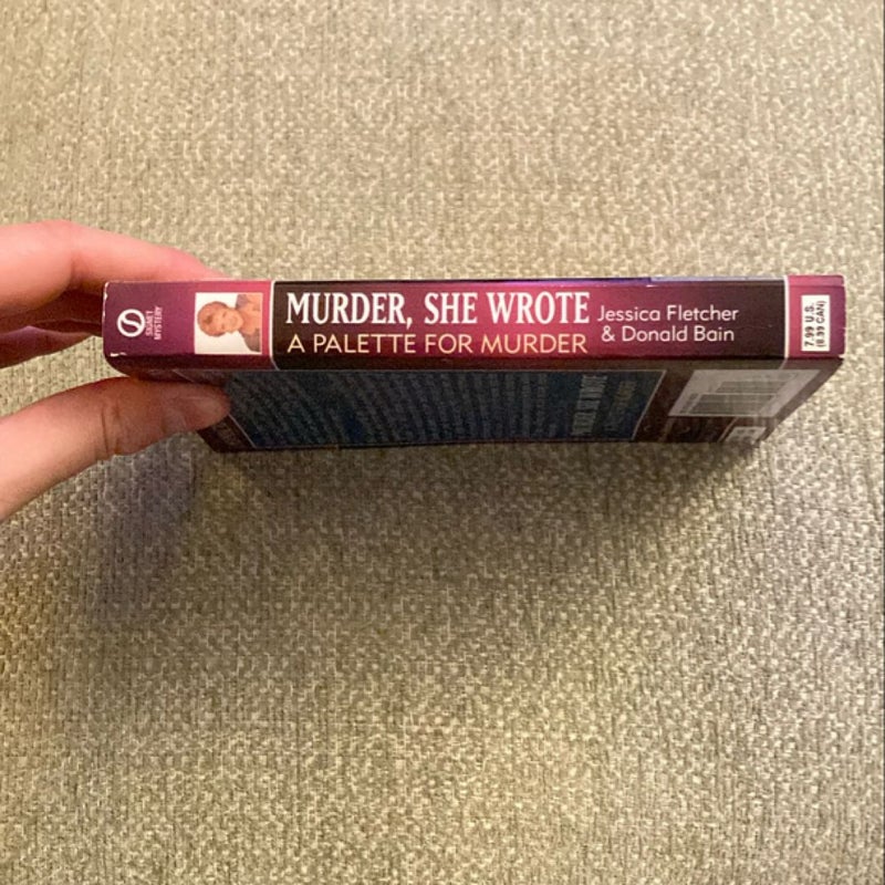 Murder, She Wrote: a Palette for Murder