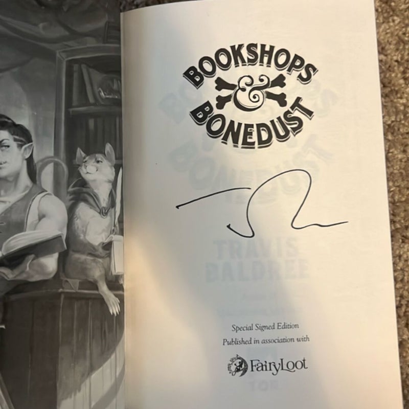 Bookshops and Bonedust + Legends and Lattes SIGNED