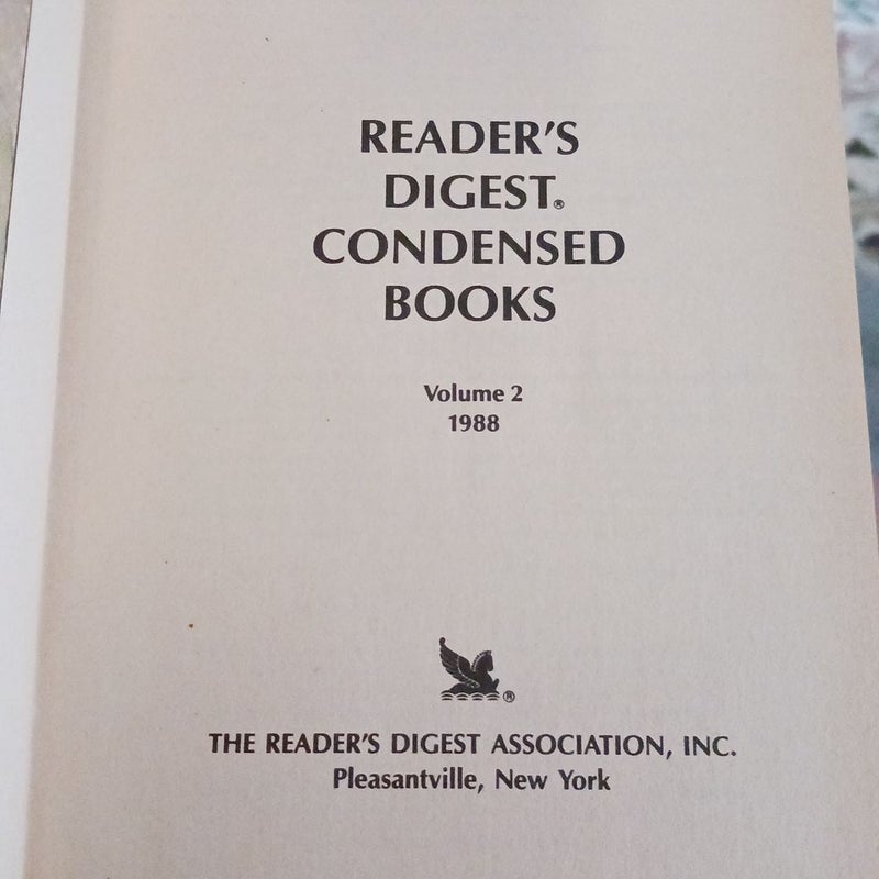 Readers Digest Condensed Books Volume 2 1988
