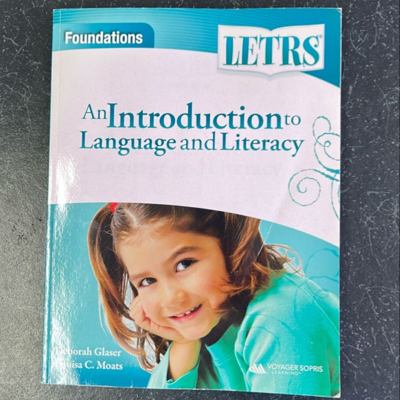 Intro. to Language+literacy-W/d