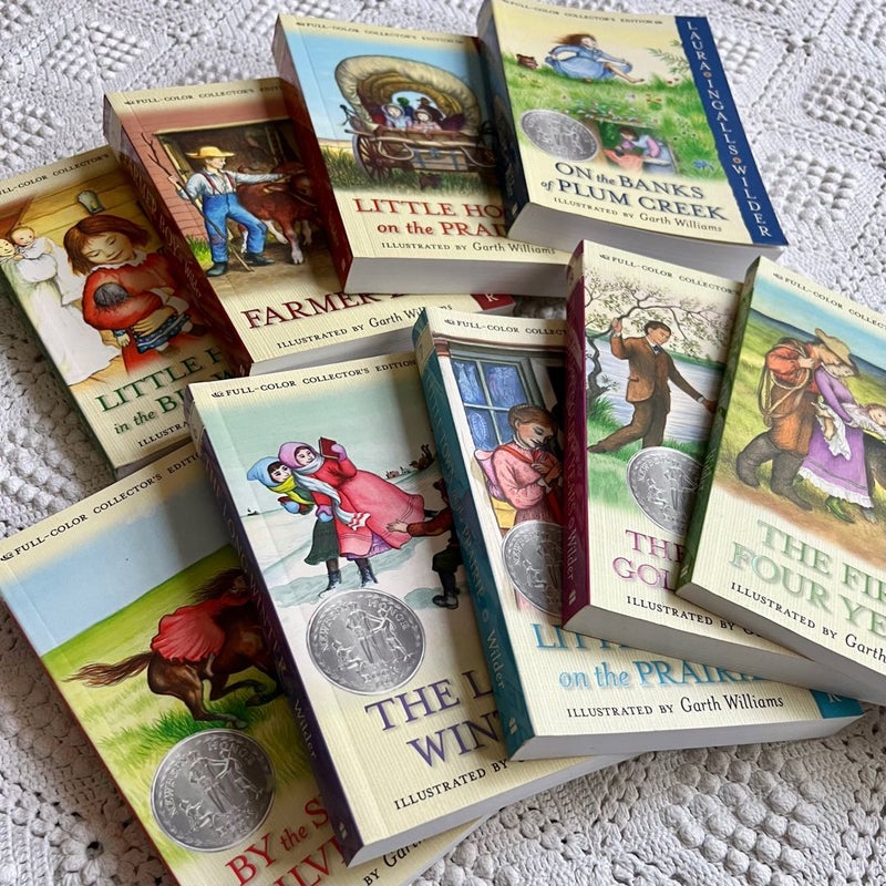 Little House on the Prairie Series Books 1-9 Full Color Collector’s Edition