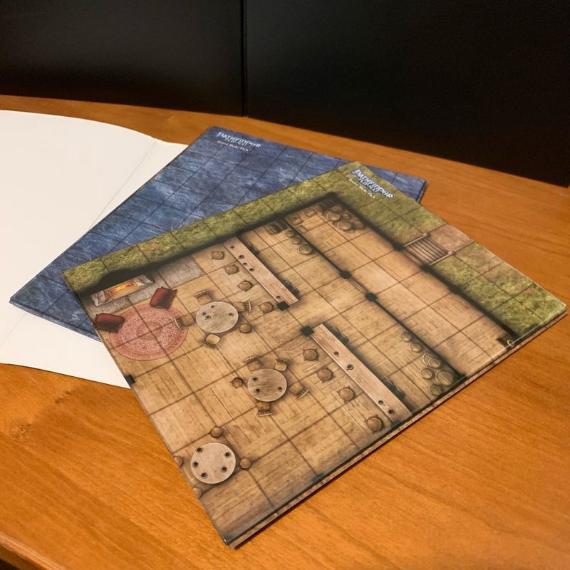 Pathfinder Flip-Mat Lot: Tavern Multi-Pack, Seedy Tavern, Thieves' Guild Open VG