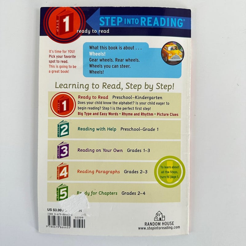 Wheels!, Early Reader Step into Reading