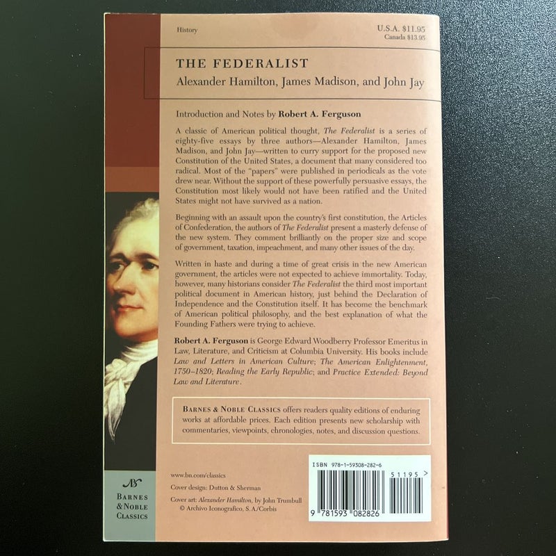 The Federalist (Barnes & Noble Classics)