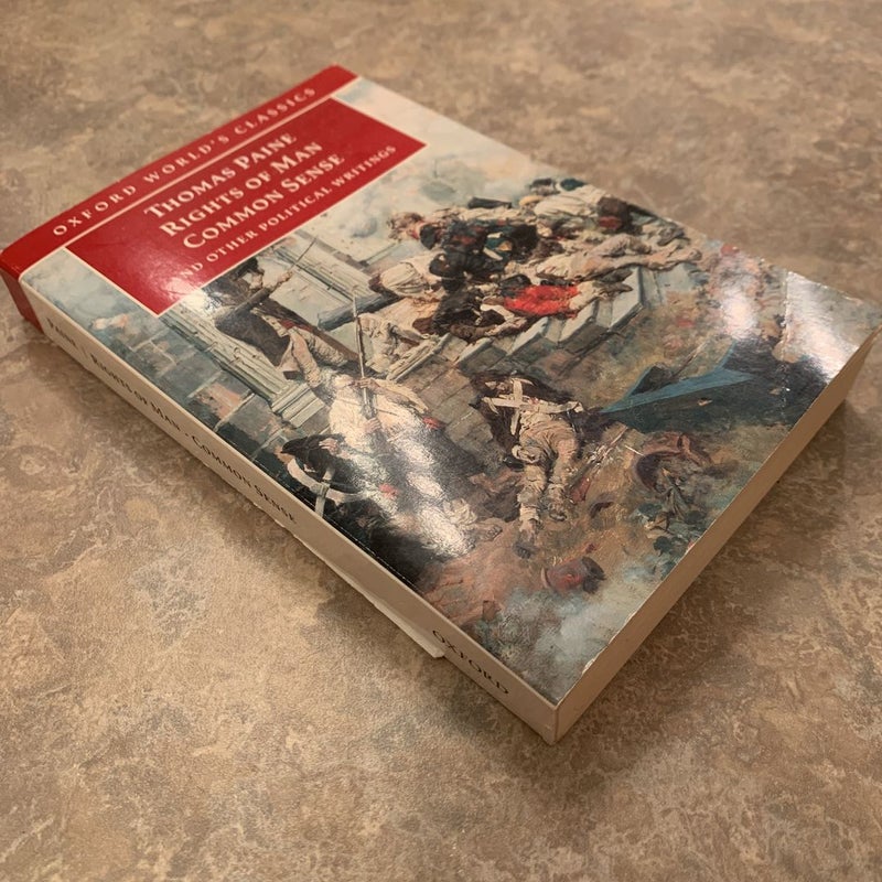Rights of Man, Common Sense, and Other Political Writings