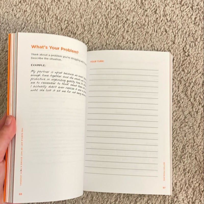 Subtle Art of Not Giving a #@%! Journal Merch Edition