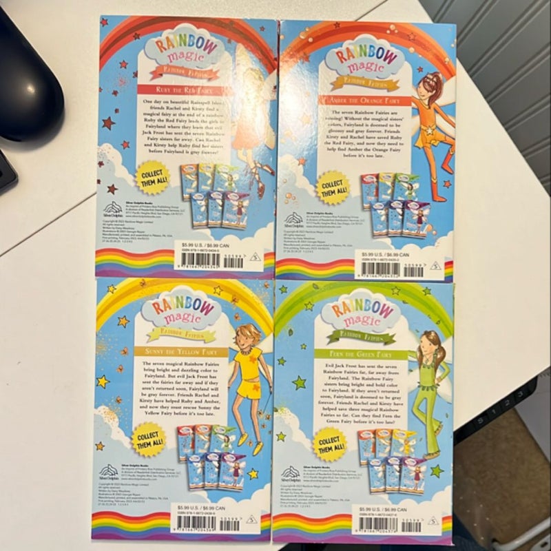 Rainbow Magic Rainbow Fairies Book Bundle #1-7