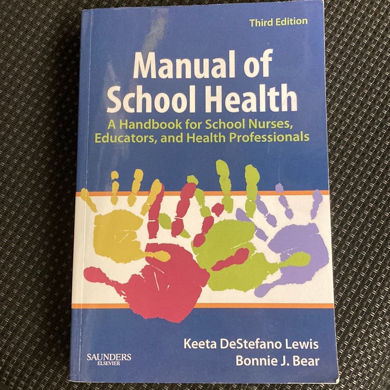 Manual Of School Health 