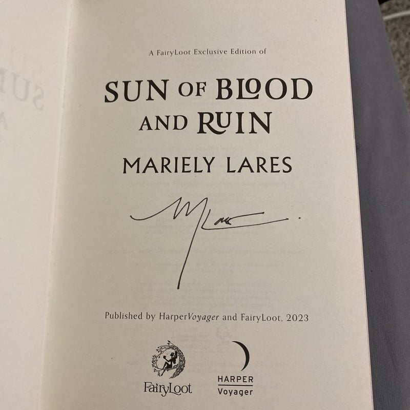 Fairyloot Sun of Blood and Ruin