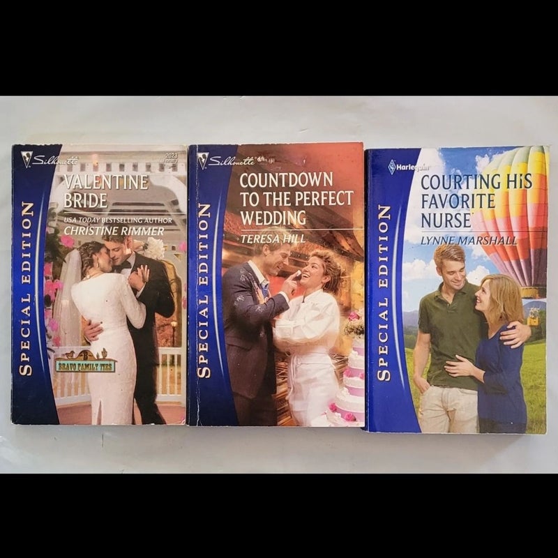 Book Lot of 3 Harlequin Special Edition Romance Novels