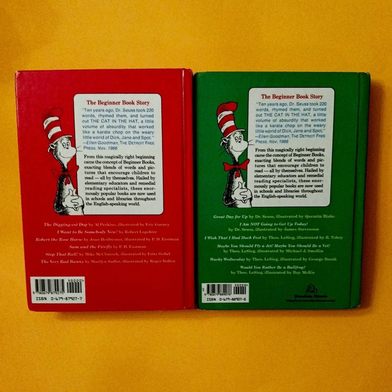 The BIG Red Book of Beginner Books And The BIG Green Book of Beginner Books 
