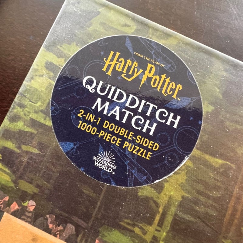 Harry Potter Quidditch Match 2-In-1 Double-Sided 1000-Piece Puzzle