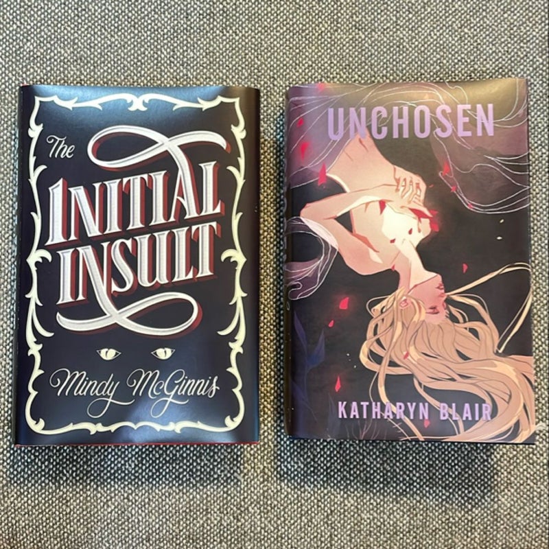 The Initial Insult; Unchosen, both are SE TBB signed