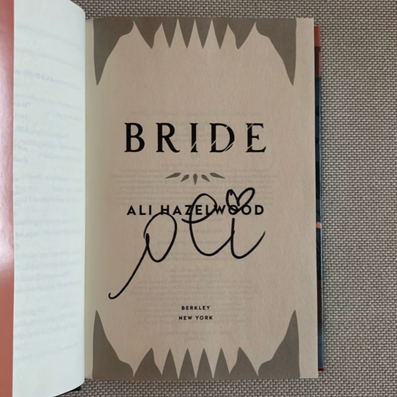 Bride SteamyLit Exclusive (Signed by author)