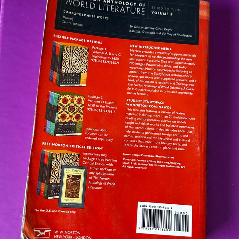 The Norton Anthology of World Literature