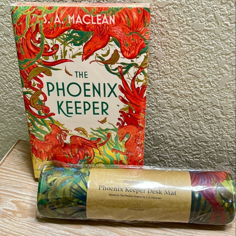 The Phoenix Keeper Illumicrate Special Edition & Desk Mat 