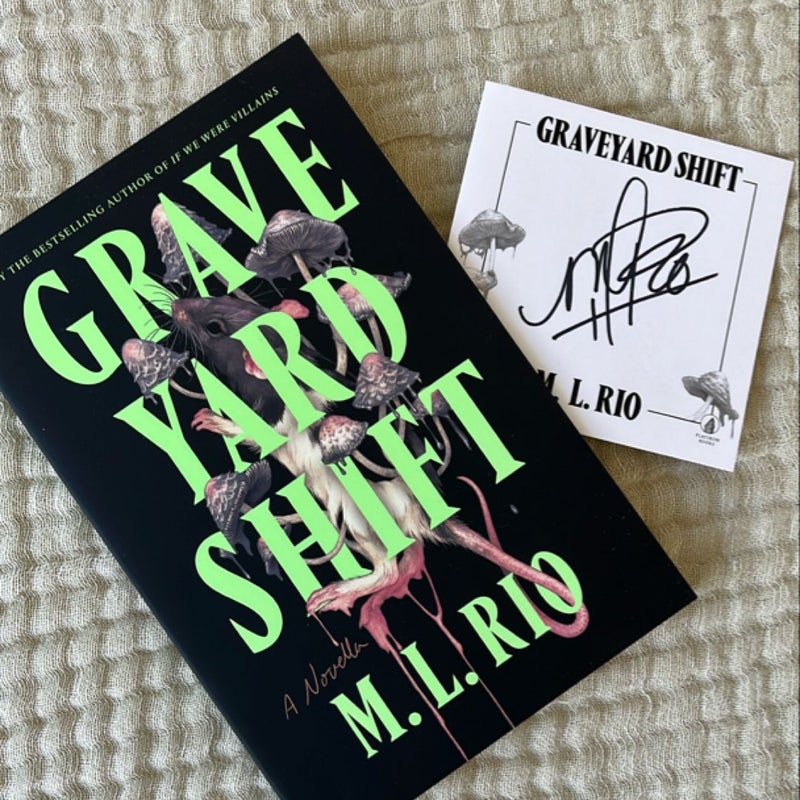Graveyard Shift & Signed Book Plate