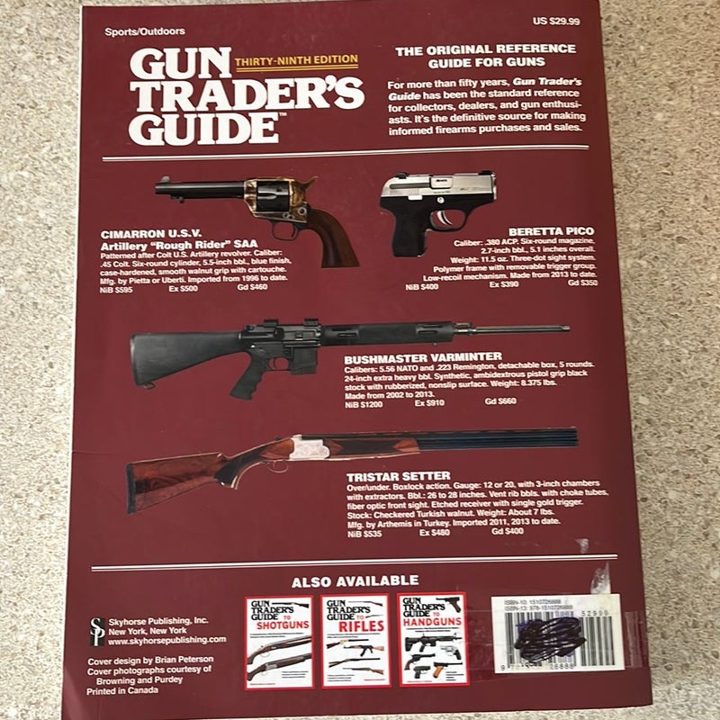 Gun Trader's Guide, Thirty-Ninth Edition