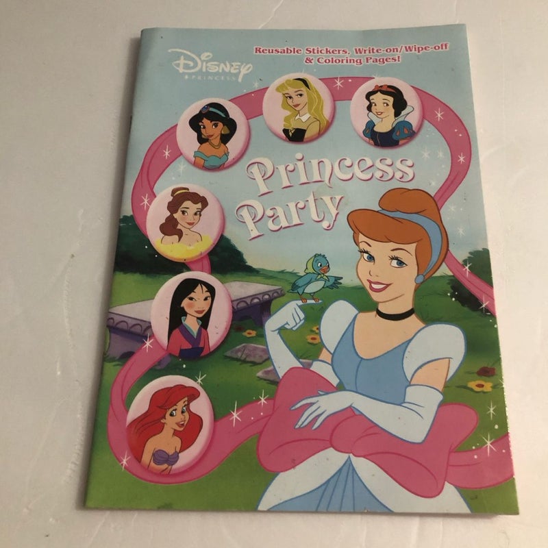 Disney Princess Party Activity Book