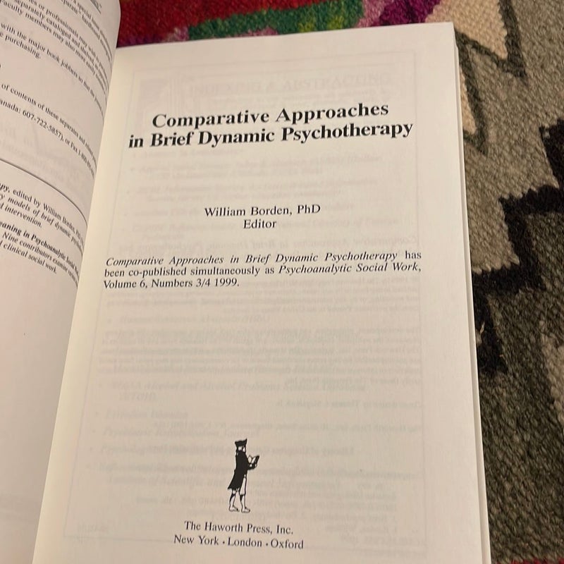 Comparative Approaches in Brief Dynamic Psychotherapy