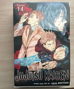 Jujutsu Kaosen volumes 1-4 box set