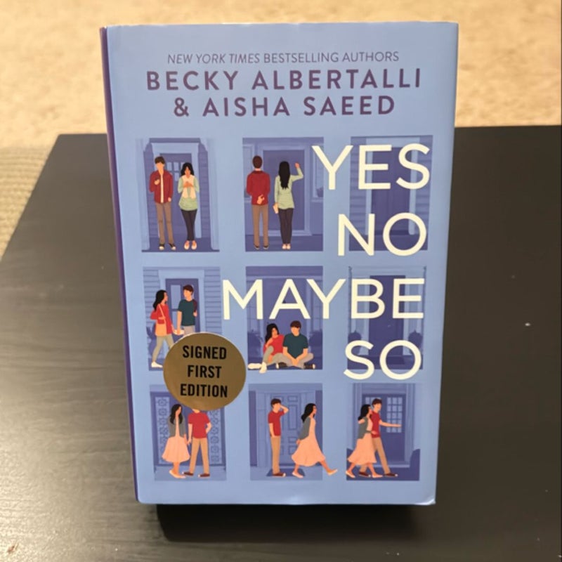 Yes No Maybe So - signed first edition 