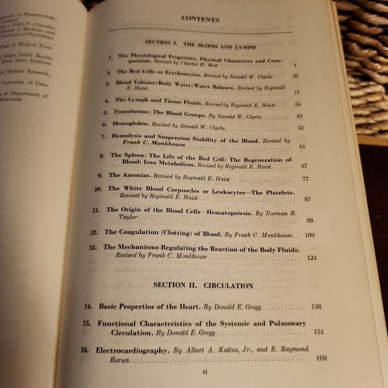 The Physiological Basis of Medical Practice