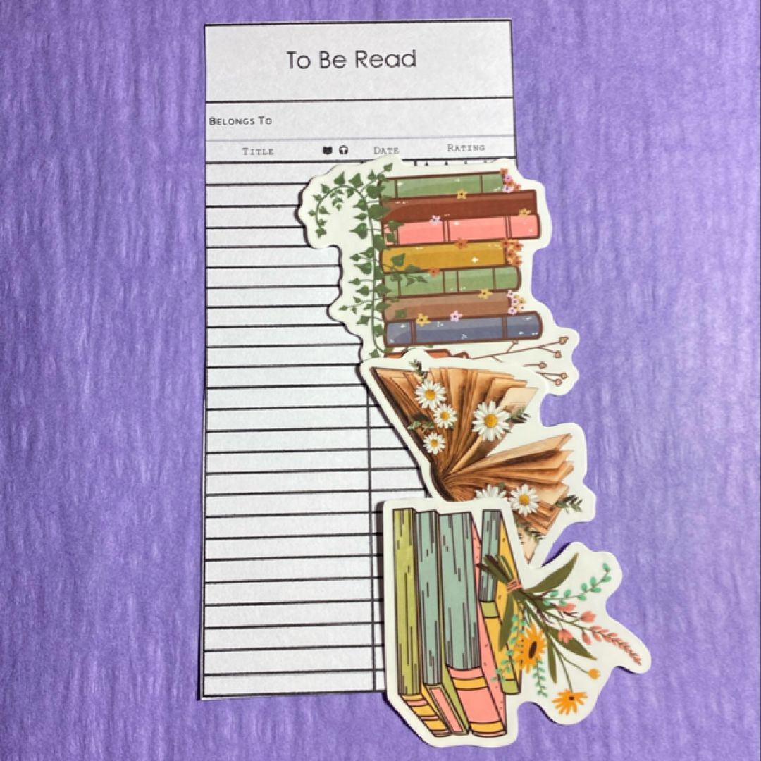 Mini TBR Bookmark Tracker