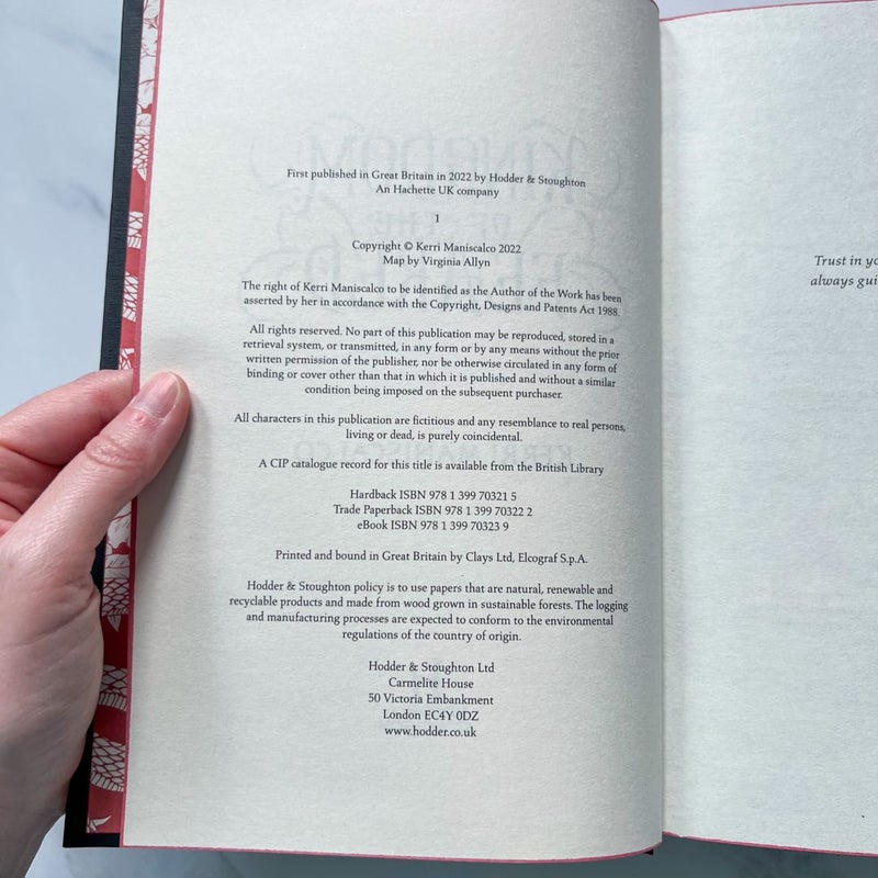Kingdom of the Feared - Waterstones Exclusive Edition Sprayed Edges
