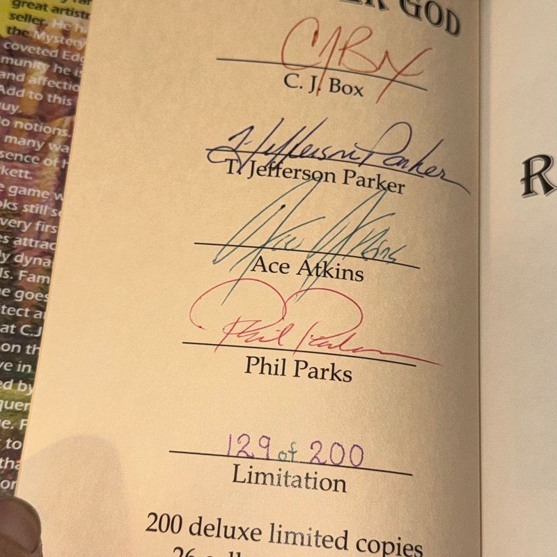 THE RIVER GOD SIGNED LIMITED EDITION by C. J. Box, Hardcover | Pangobooks
