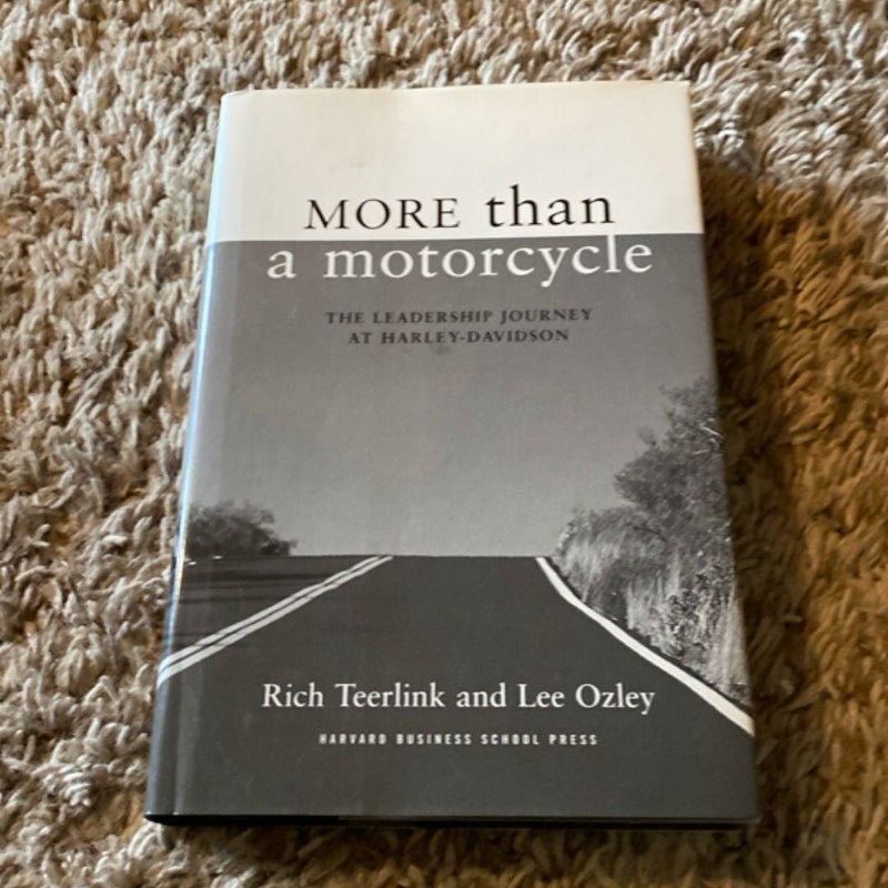 More Than a Motorcycle