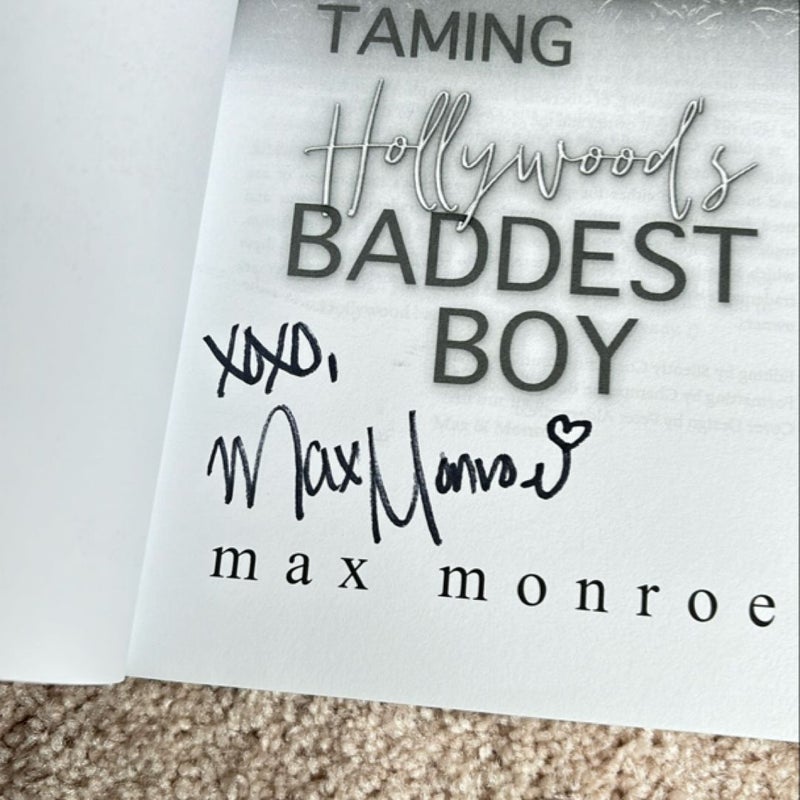 Taming Hollywood's Baddest Boy (signed)