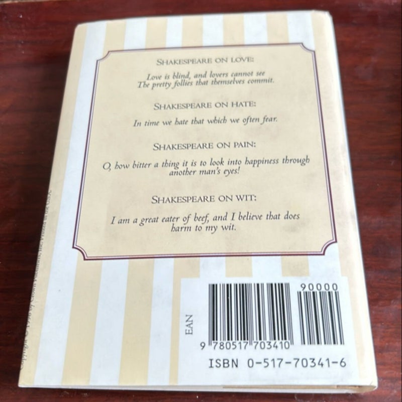 Lessons on Living from Shakespeare (1st Ed/1st)
