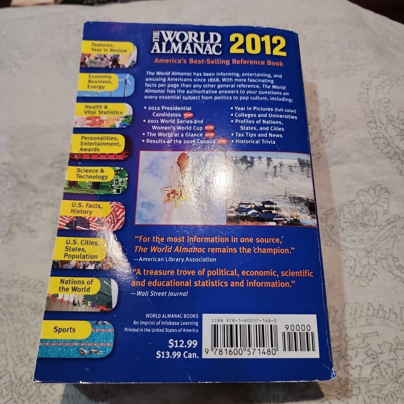 The World Almanac® and Book of Facts 2012