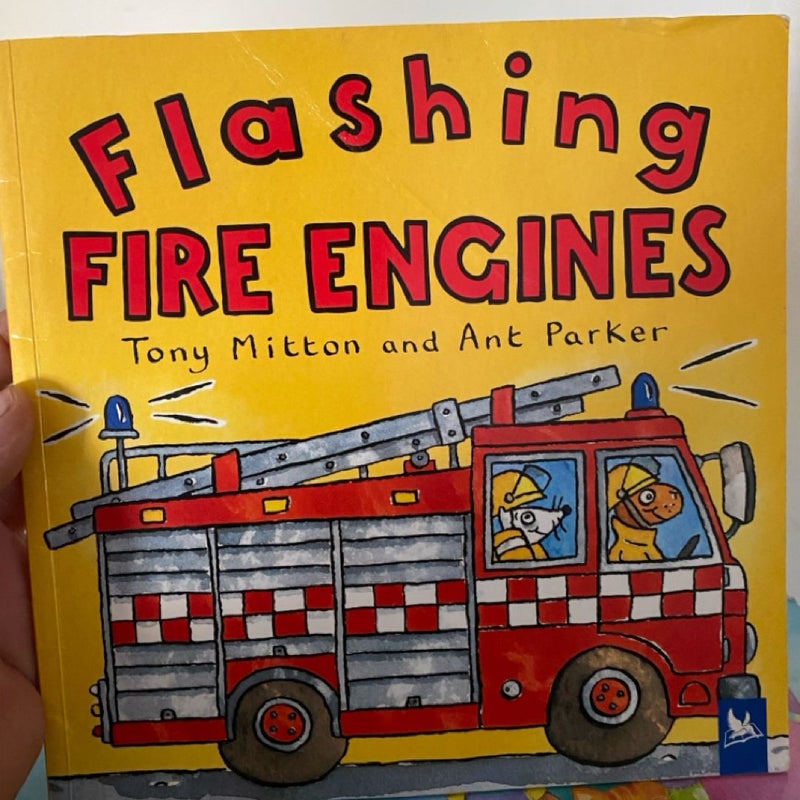 Flashing Fire Engines