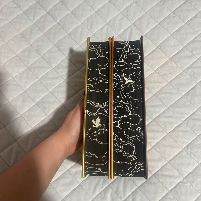 Fourth Wing and Iron Flame Waterstones Edition