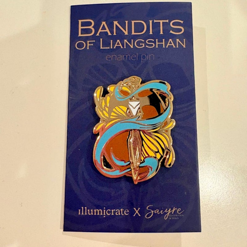 Illumicrate Bandits of Liangshan enamel pin