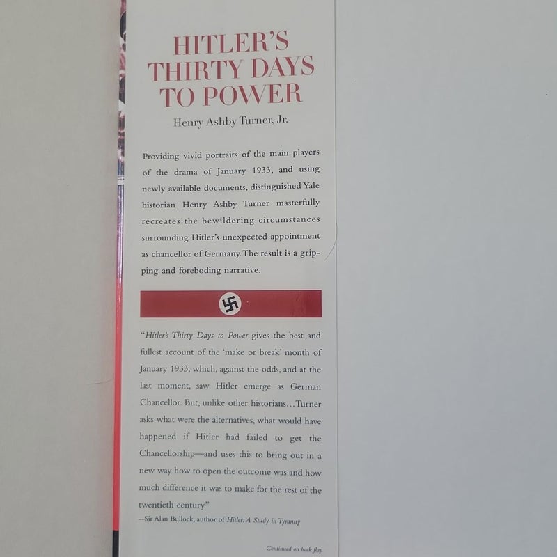 Hitler's Thirty Days to Power