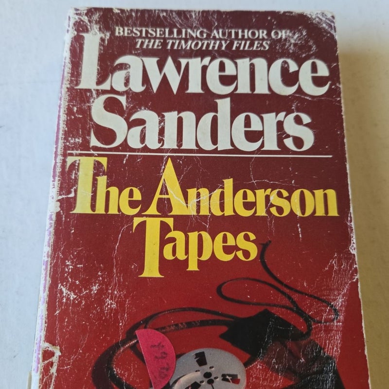 The Anderson Tapes Paperback novel super criminals 