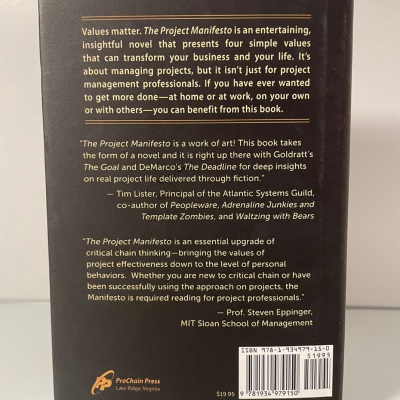 The Project Manifesto