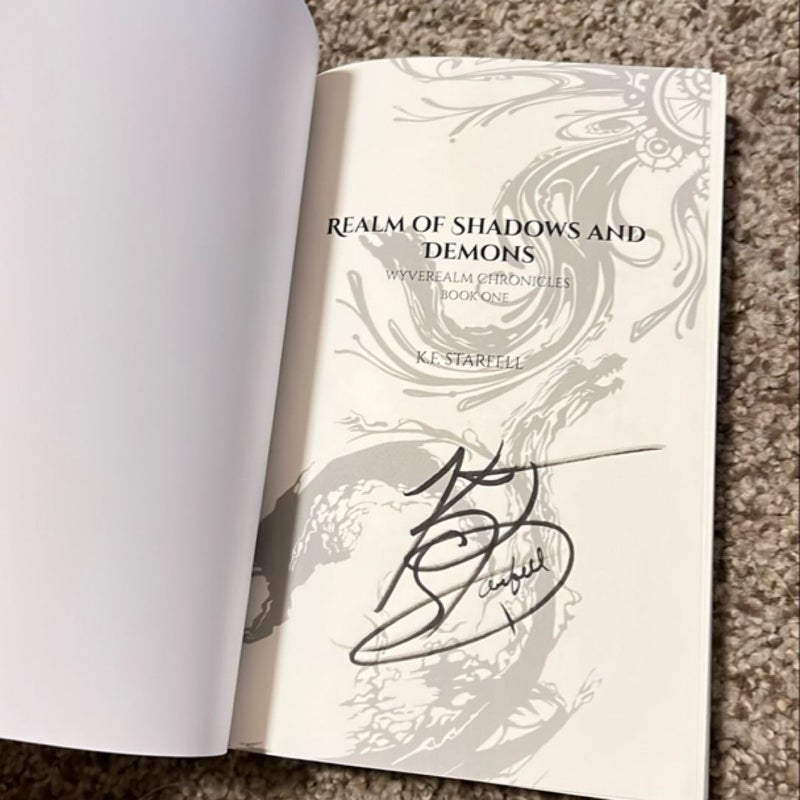 Realm of Shadows and Demons - Signed