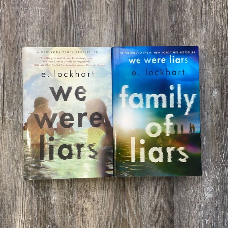 We Were Liars Set: Family of Liars; We Were Liars