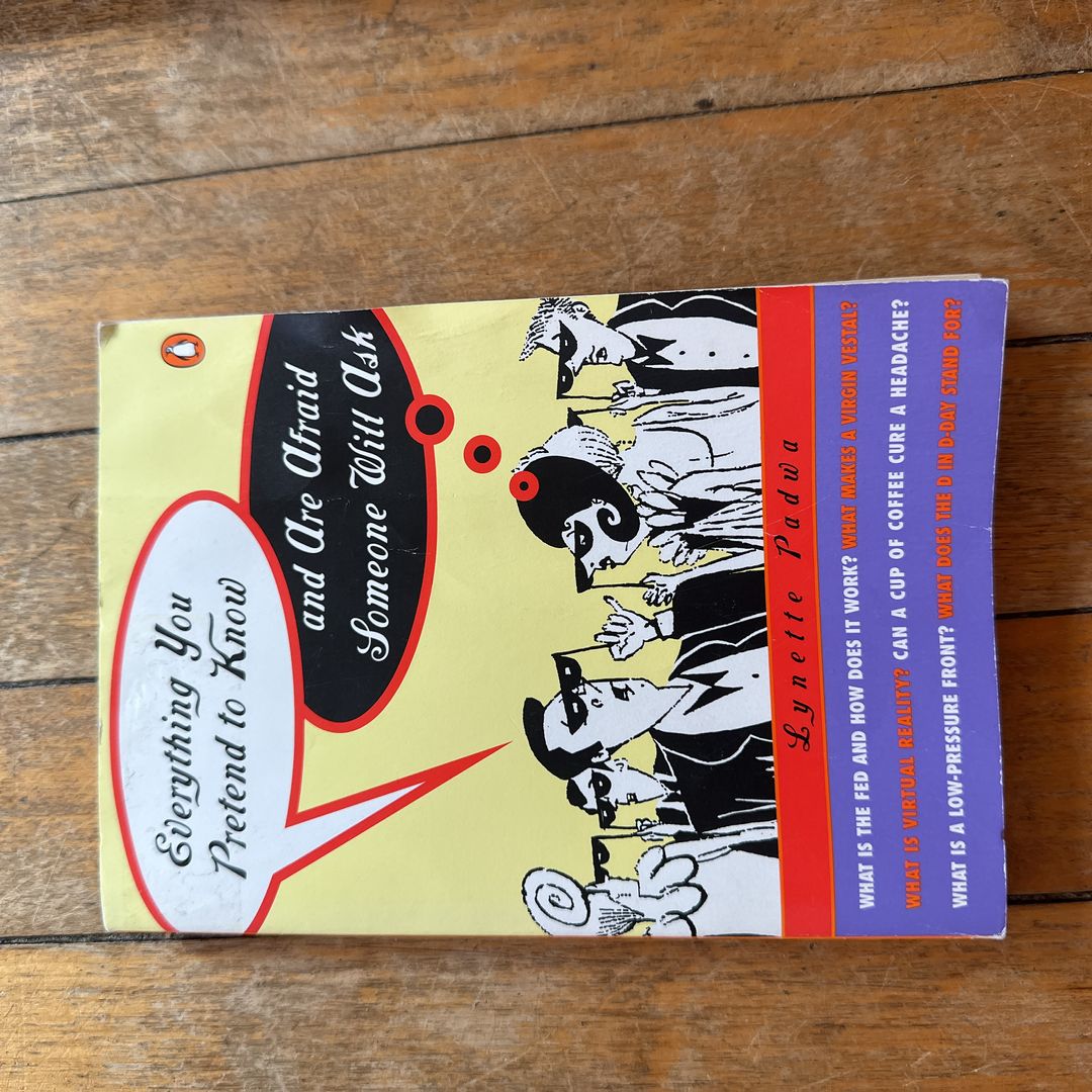 Everything You Pretend to Know and Are Afraid Someone Will Ask