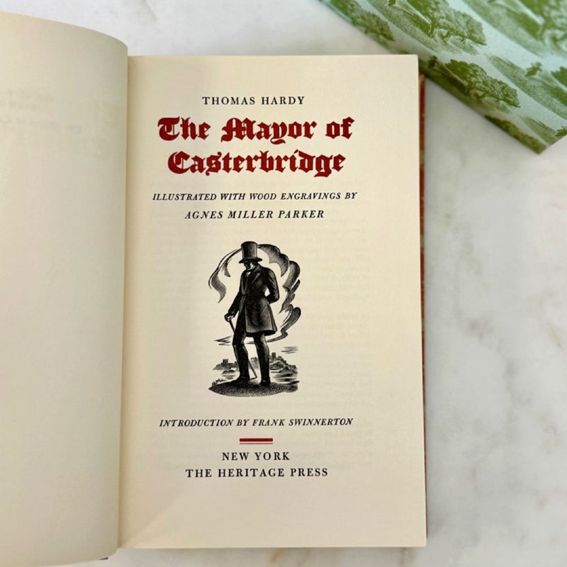 OUT OF PRINT Thomas Hardy Set | Vintage Collector’s Editions by The Heritage Press | Jude the Obscure, The Mayor of Casterbridge